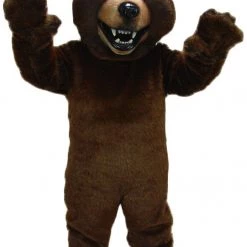 MaskUS Brown Grizzly Bear Mascot Costume