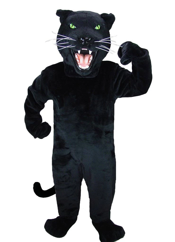 MaskUS Black Panther Mascot Costume Mascot Costumes 3 MaskUS Black Panther Mascot Costume Mascot Costumes