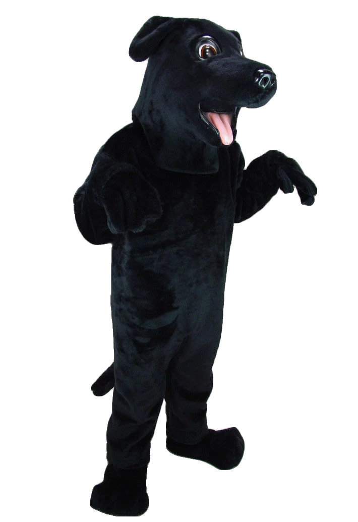MaskUS Black Labrador Dog Mascot Costume Mascot Costumes 3 MaskUS Black Labrador Dog Mascot Costume Mascot Costumes