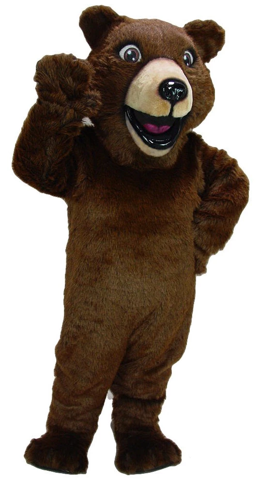 MaskUS Happy Grizzly Mascot Costume Mascot Costumes 3 MaskUS Happy Grizzly Mascot Costume Mascot Costumes