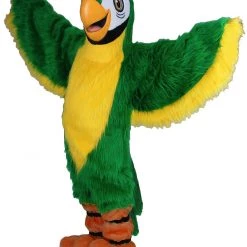 MaskUS Mascot Costumes Green Parrot Mascot Costume