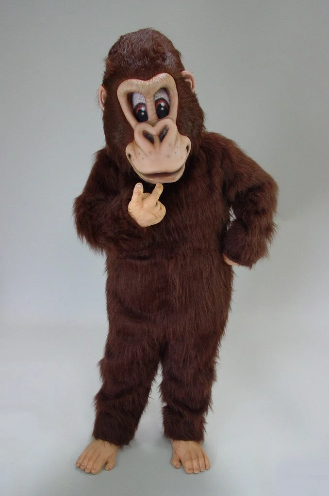 MaskUS Brown Gorilla Mascot Costume Mascot Costumes 3 MaskUS Brown Gorilla Mascot Costume Mascot Costumes