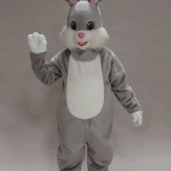 MaskUS Grey Easter Bunny Rabbit Mascot Costume