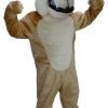 MaskUS Tan Bulldog Mascot Costume 2 MaskUS Tan Bulldog Mascot Costume