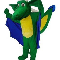 MaskUS Mascot Costumes Horned Dragon Mascot Costume