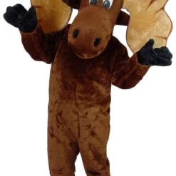 MaskUS Mascot Costumes Cartoon Moose Mascot Costume