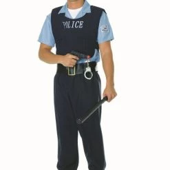 RG Costumes Mens Costumes Law Enforcer Police Costume (XL)