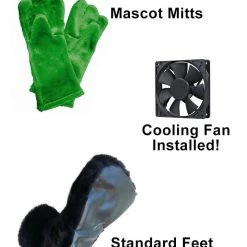 MaskUS Brown Teddy Bear Mascot (Thermolite)