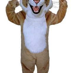 MaskUS Tan Bobcat Mascot Costume