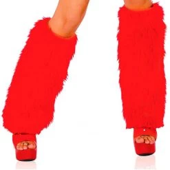 Roma Costume Fur Leg Warmers Accessories