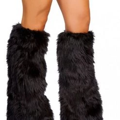 Roma Costume Fur Leg Warmers Accessories