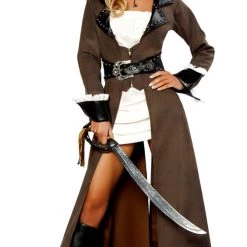 Roma Costume Deluxe Pirate Captain Costume
