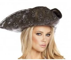 Roma Costume Skull Pirate Hat