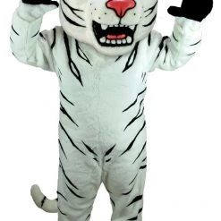 MaskUS Albino Tiger Mascot Costume (Thermolite)