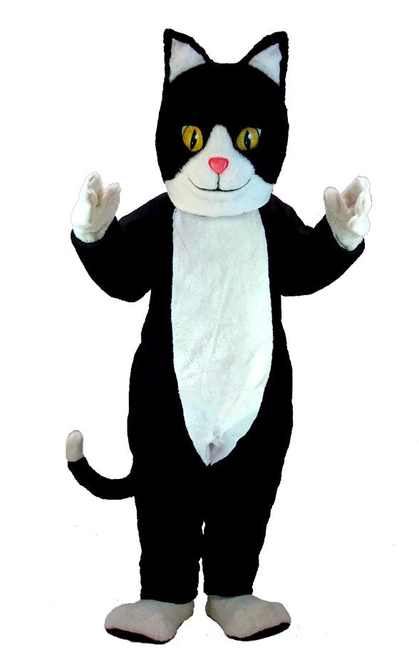 MaskUS Black & White Cat Mascot (Thermolite) 3 MaskUS Black & White Cat Mascot (Thermolite)