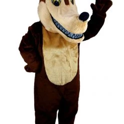 MaskUS Mascot Costumes Brown Wolf Mascot Costume (Thermolite)