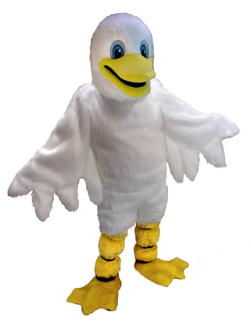 MaskUS White Duck Mascot Costume (Thermolite) Mascot Costumes 3 MaskUS White Duck Mascot Costume (Thermolite) Mascot Costumes