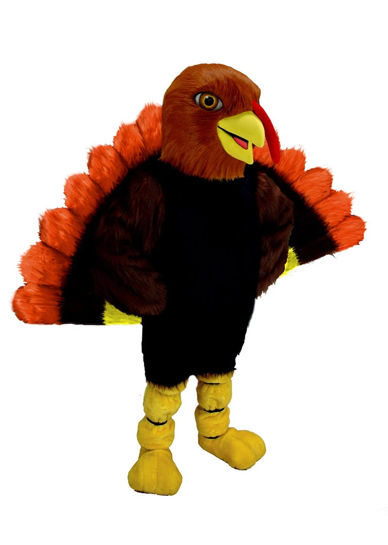 MaskUS Thanksgiving Turkey Mascot Bird Costume (Thermolite) Mascot Costumes 3 MaskUS Thanksgiving Turkey Mascot Bird Costume (Thermolite) Mascot Costumes