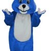 MaskUS Royal Blue Bunny Mascot Costume (Thermolite)