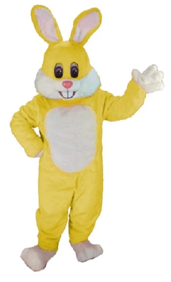 MaskUS Yellow Toon Rabbit Mascot Costume (Thermolite) 3 MaskUS Yellow Toon Rabbit Mascot Costume (Thermolite)