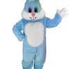 MaskUS Light Blue Toon Bunny Mascot Costume (Thermolite) 2 MaskUS Light Blue Toon Bunny Mascot Costume (Thermolite)
