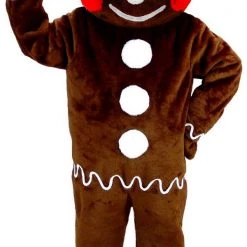MaskUS Mascot Costumes Mr. Gingerbread Cookie Mascot Costume (Thermolite)