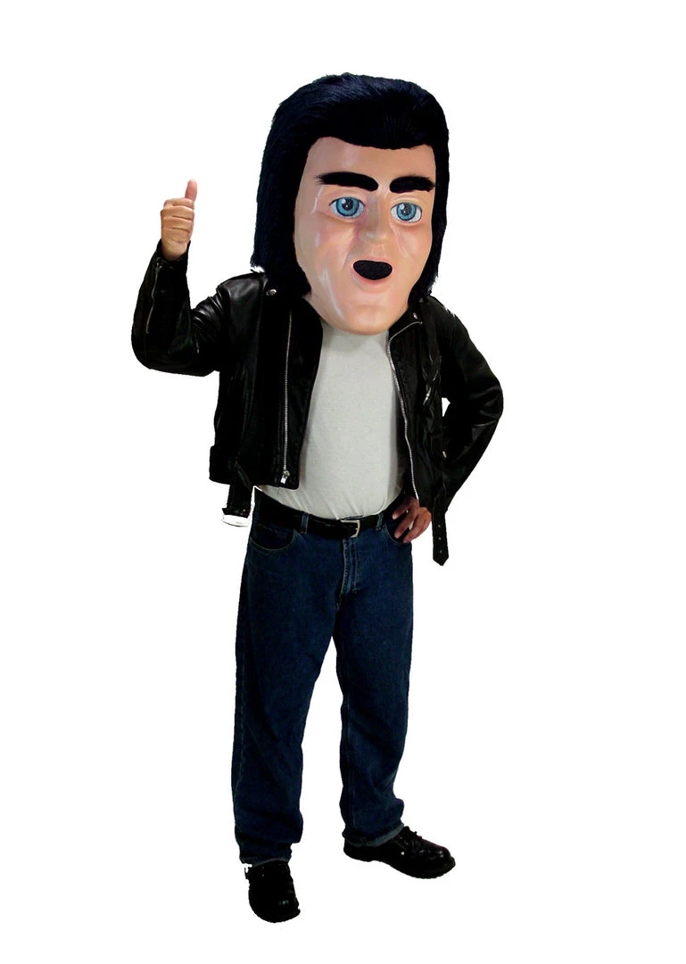 MaskUS Mascot Costumes Cool 50's Greaser Mascot Head (Thermolite) 3 MaskUS Mascot Costumes Cool 50's Greaser Mascot Head (Thermolite)