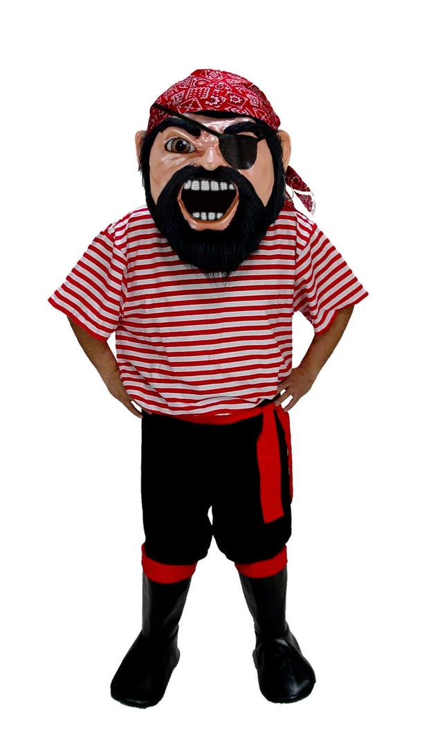 MaskUS Col. Keel Haul Pirate Mascot Costume (Thermolite) Mascot Costumes 3 MaskUS Col. Keel Haul Pirate Mascot Costume (Thermolite) Mascot Costumes