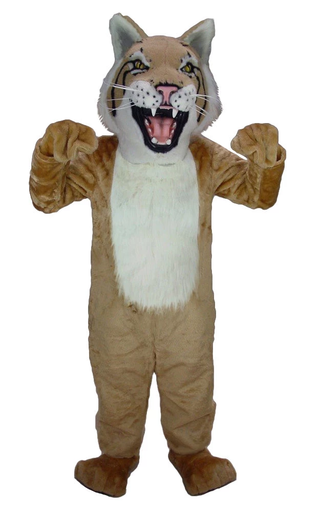 MaskUS Mascot Costumes Bobcat Mascot Costume 3 MaskUS Mascot Costumes Bobcat Mascot Costume