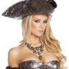 Roma Costume Skull Pirate Hat