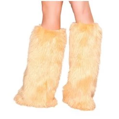 Roma Costume Fur Leg Warmers Accessories